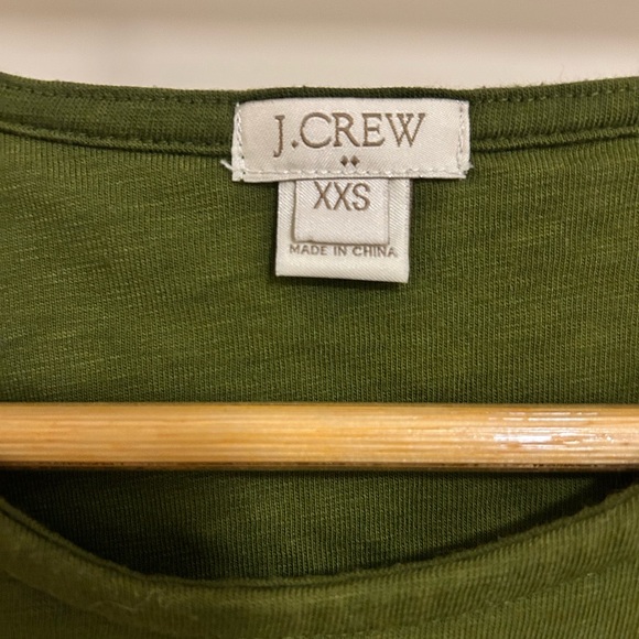 J. Crew Olive Green Sleeveless Mini Dress - Picture 3 of 3